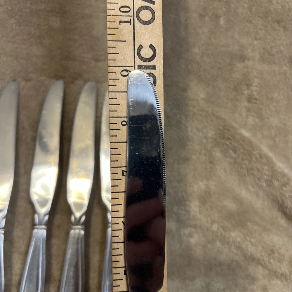 Lot of 6‎ Oneida Ambiance Stainless Steel Flatware Dinner Knife MCM